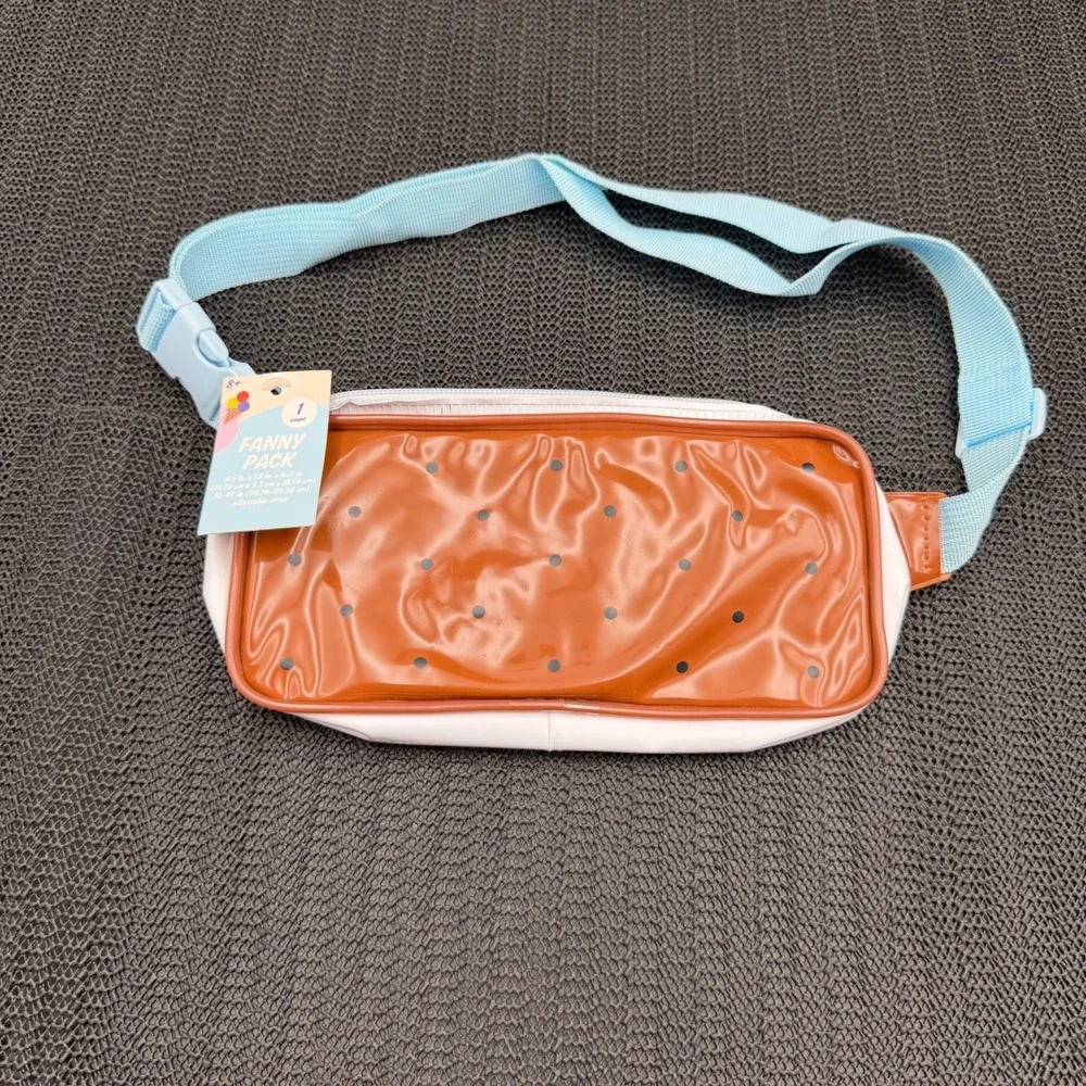 Design Group Ice Cream Sandwich Waist Bag & Sterilite Blue Pencil Box Set NEW
